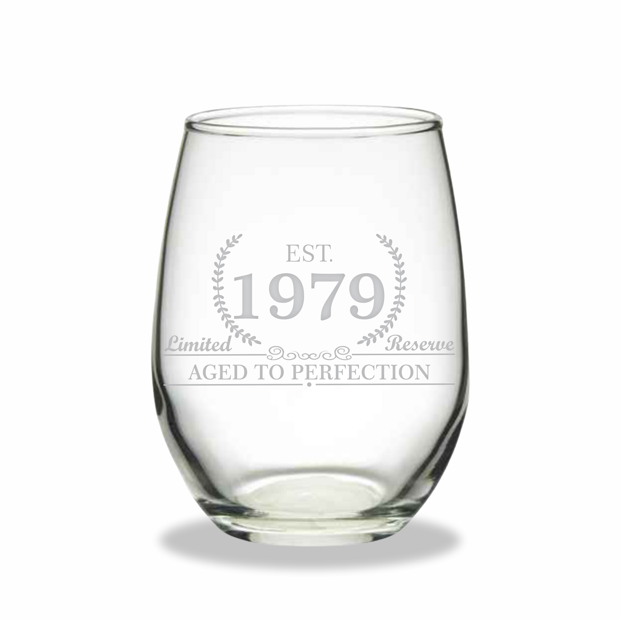 Well Aged | Personalized 15oz Stemless Wine Glass